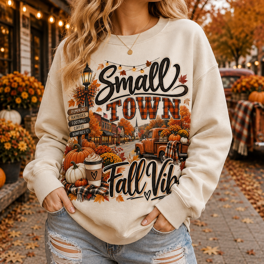 Small Town Fall Vibes Sweatshirt