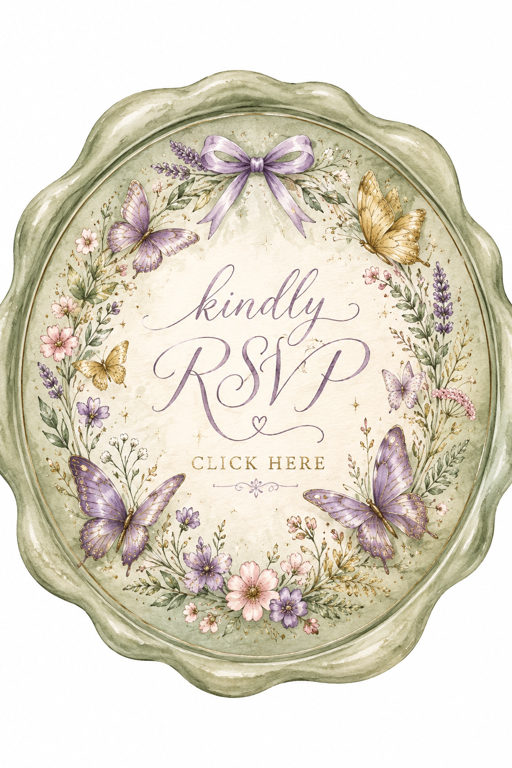 Editable Interactive Wedding Invitation Template | Canva Wedding Website | Digital Wedding Invitation | Elegant Watercolor Wedding Invite